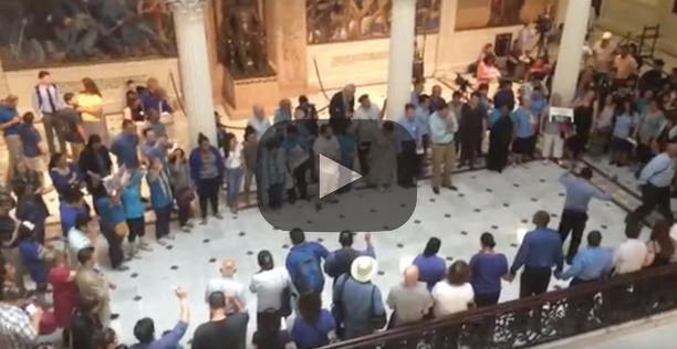 state house prayer video